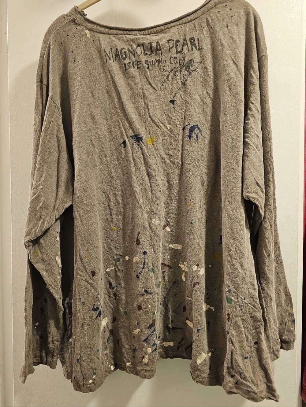 ✨️MAGNOLIA PEARL ✨️ STAR STAR PBJ Viggo Tee NWT Long Sleeve - Picture 3 of 9